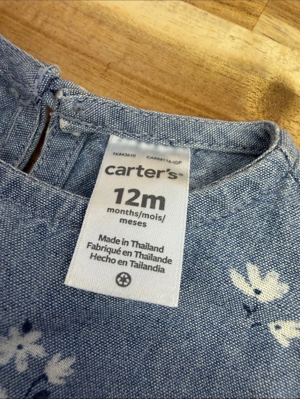 Carter's Blue Floral Casual Dress